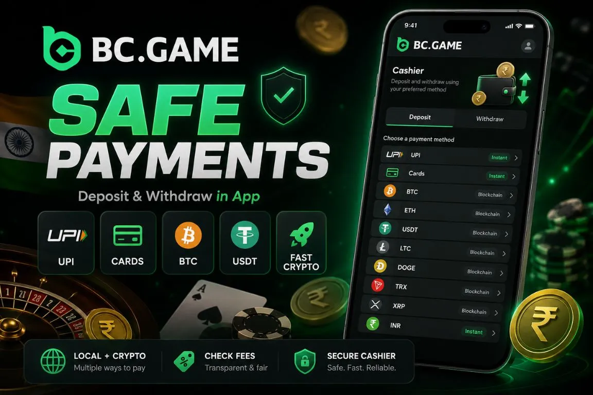 Safe Deposit and Withdrawal Methods via the BC Game App